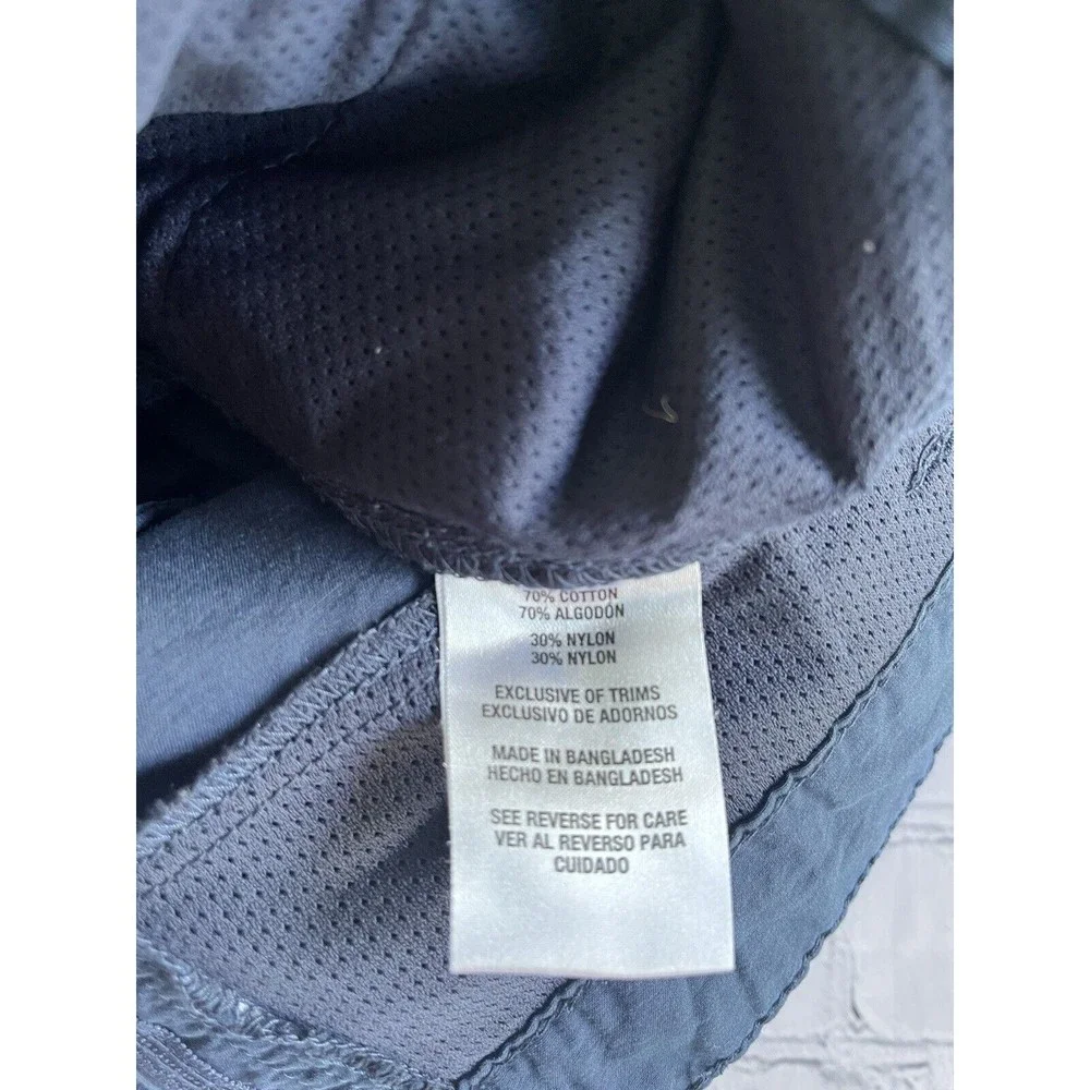 ✅SOLD Woolrich Navy Blue Ruched Legs Hiking Capris Crop Cargo Pants Size 14 - Picture 5 of 13